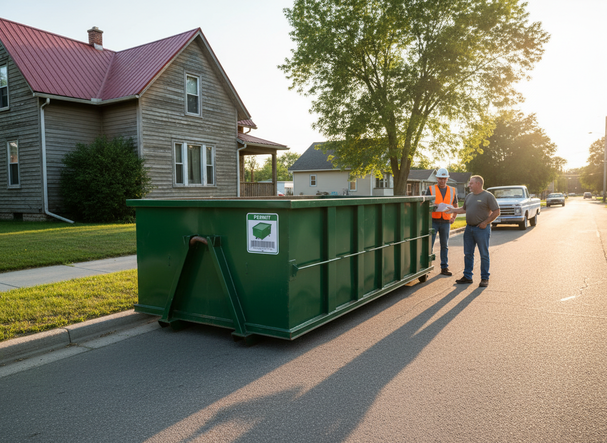 Local Permit Rules for Roll Off Dumpster Rental in Elroy Wisconsin