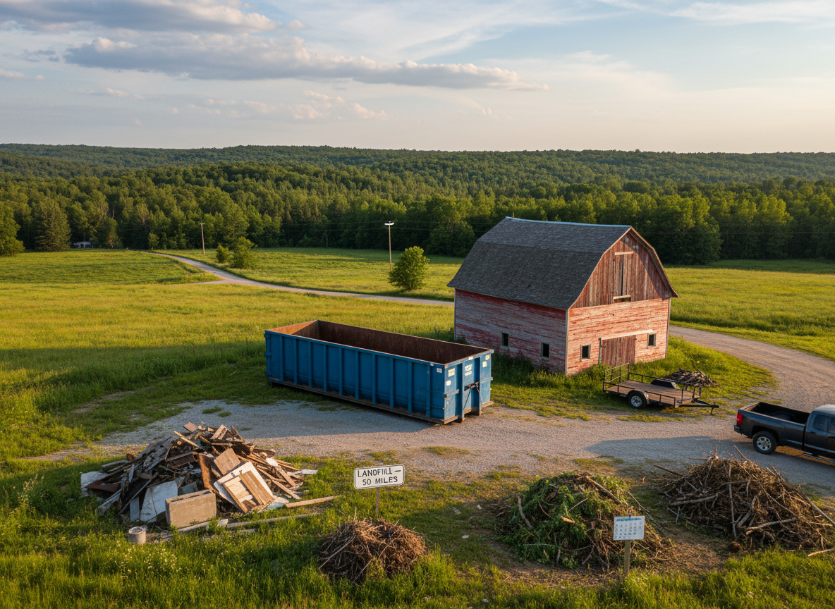 What Influences Roll Off Dumpster Rental Pricing in Rural Wisconsin